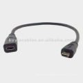 HDMI 1.4 D Art Mikro-HDMI Mann zum Mikro-HDMI Verlängerungs-Kabel 30cm